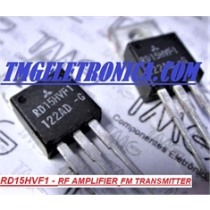 15HVF - Transistor RD15HVF1, RF High Power MOSFET Transmitte Amplifiers Silicon VHF/UHF 15W, 175MHZ~520MHZ Broadcast Transmitter - 3Pin TO-220 - RD15HVF1, RF High Power MOSFET Transmitte Amplifiers Silicon VHF/UHF 15W, 175MHZ